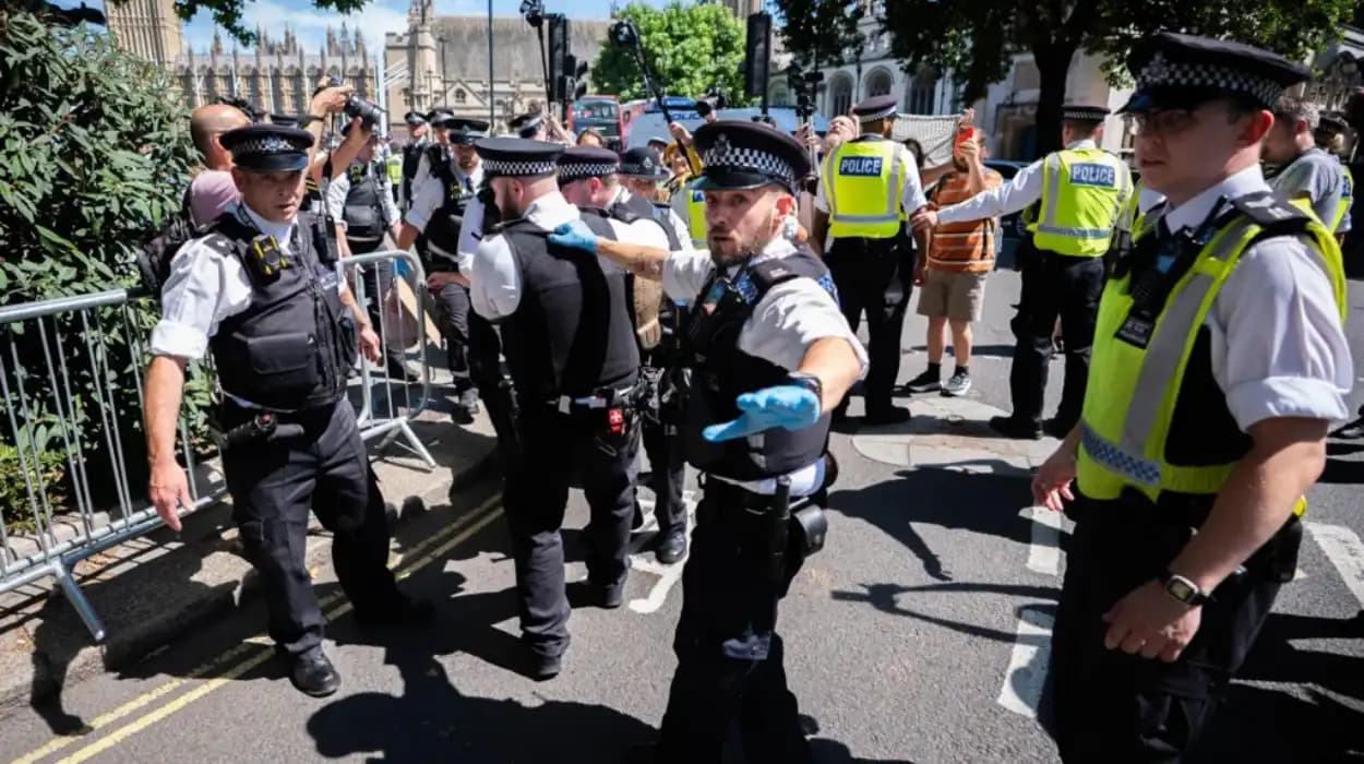 42 Arrested at London Protest Supporting Banned Palestine Action Group