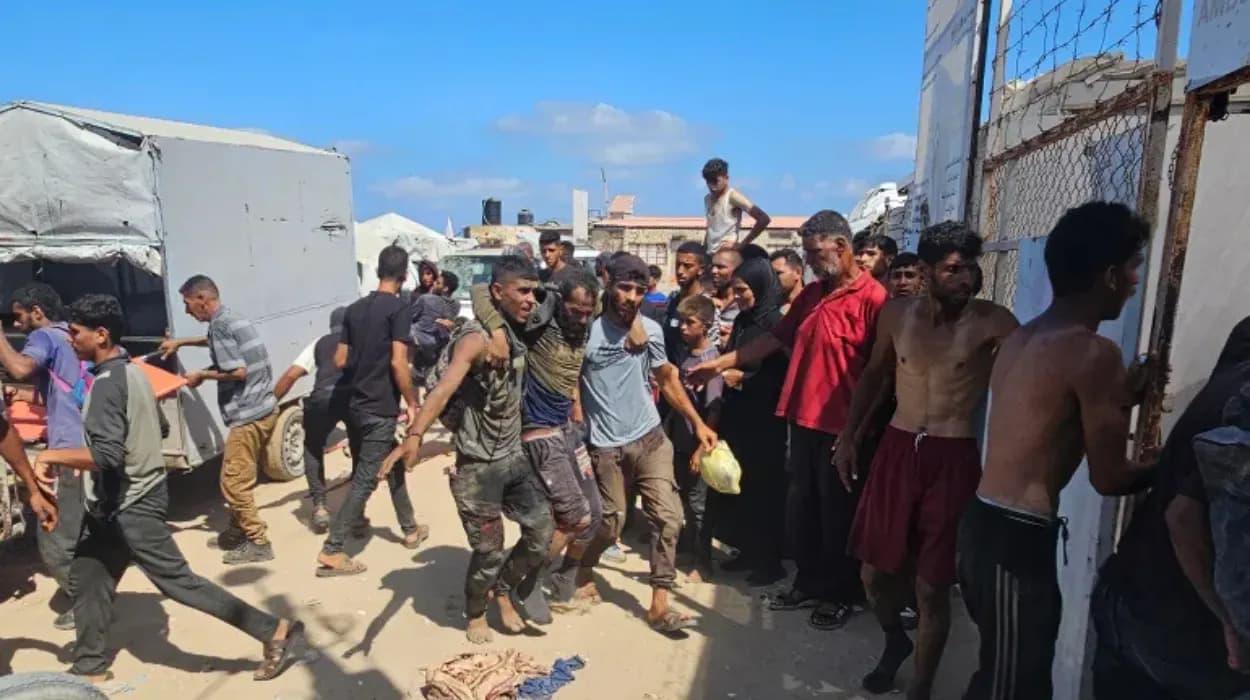 Dozens Killed at Gaza Aid Site, Children Dying of Malnutrition