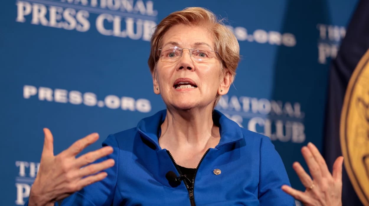 Elizabeth Warren says Trump undermines America by targeting fed