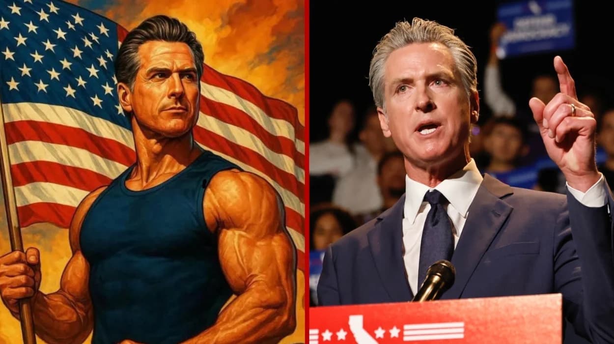 Gavin Newsom mocks Trump with AI-generated meme