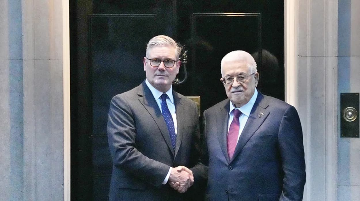 Keir Starmer meets Mahmud Abbas as UK amid Palestine recognition