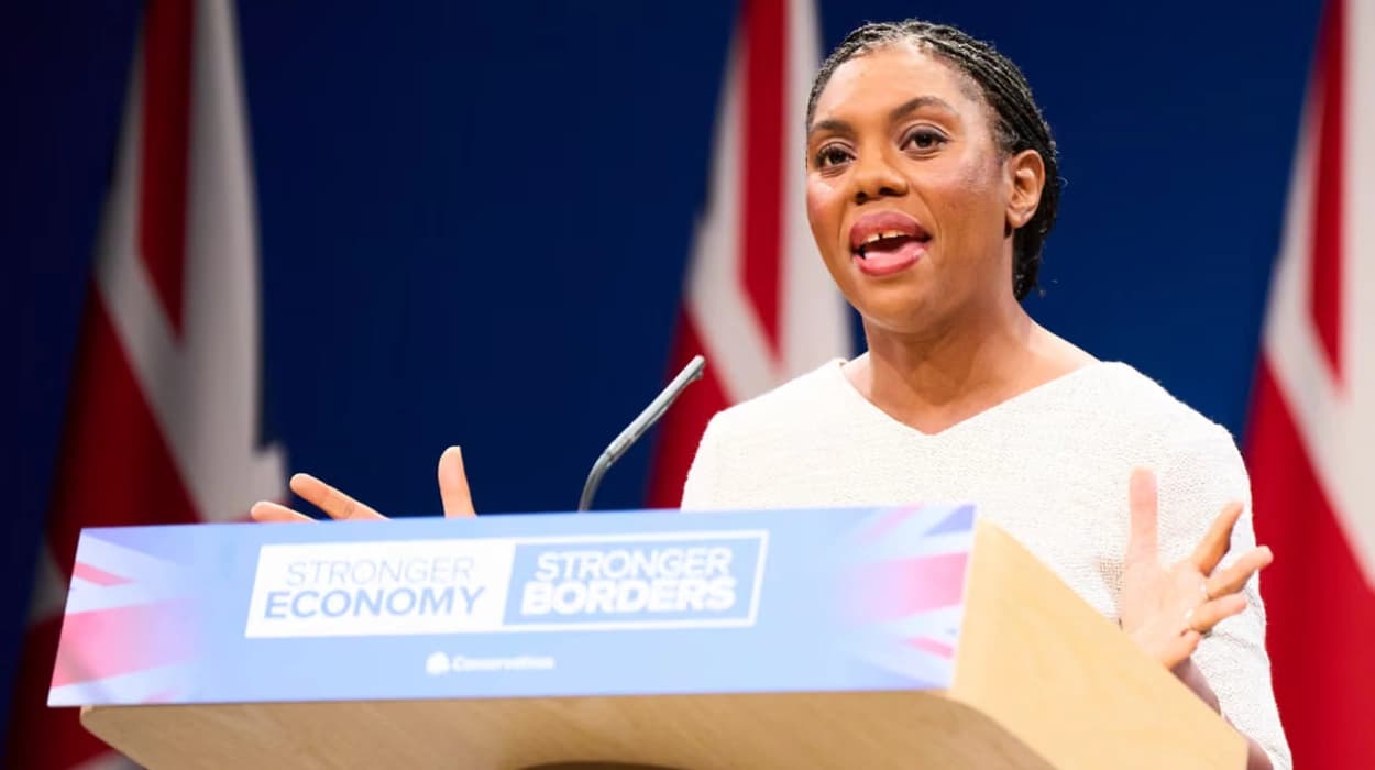 Kemi Badenoch confronted by disillusioned Tory voter