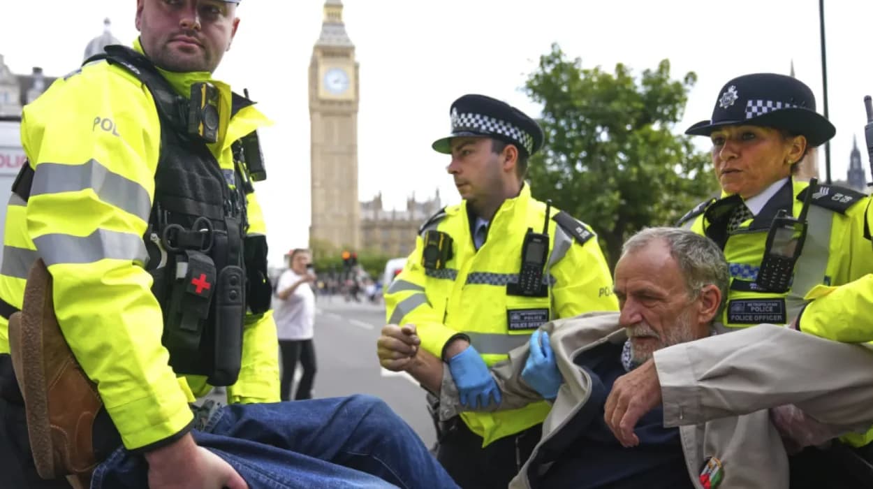 Nearly 900 Arrested at London Palestine Action Protest 2025