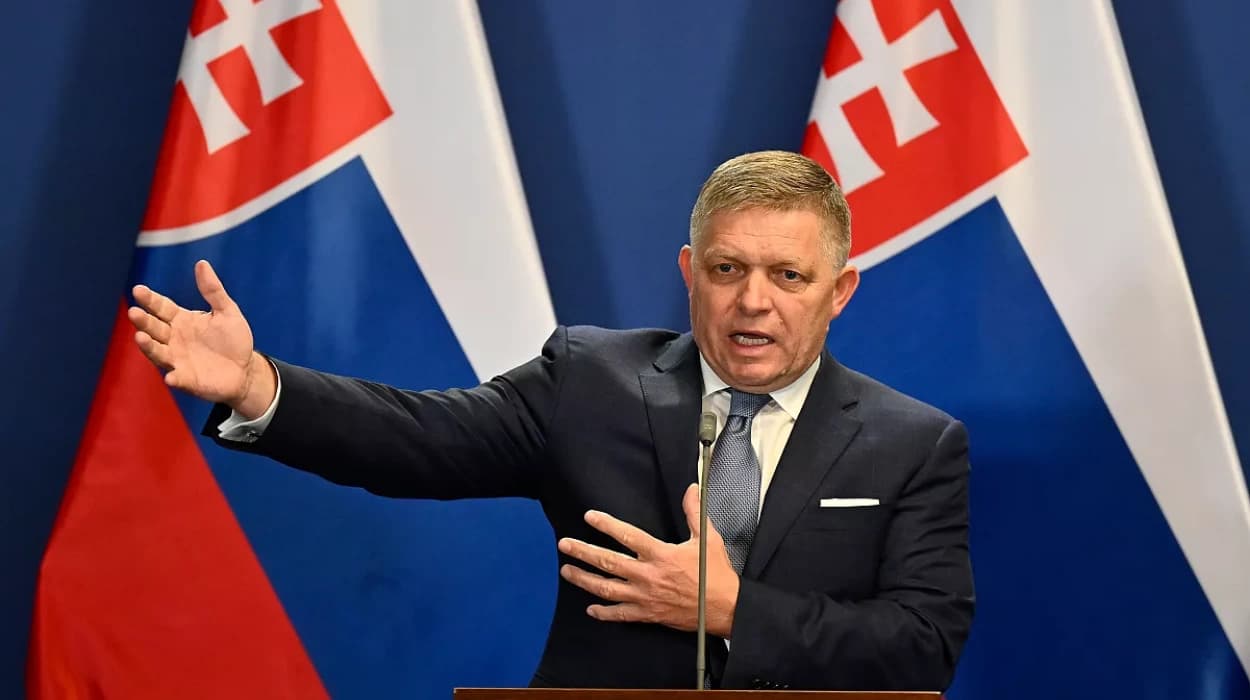 Slovak PM Robert Fico attacks Brussels elite targets Kallas skills EU policy direction