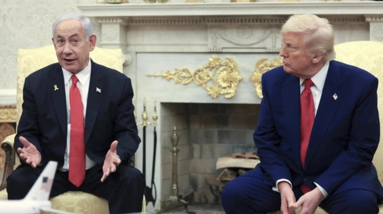 Trump & Netanyahu exit talks with Hamas on Gaza