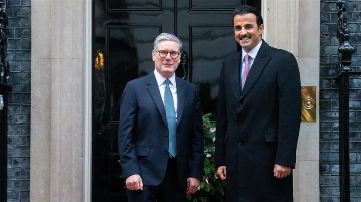 UK Prime Minister & Qatar Amir discuss Gaza crisis