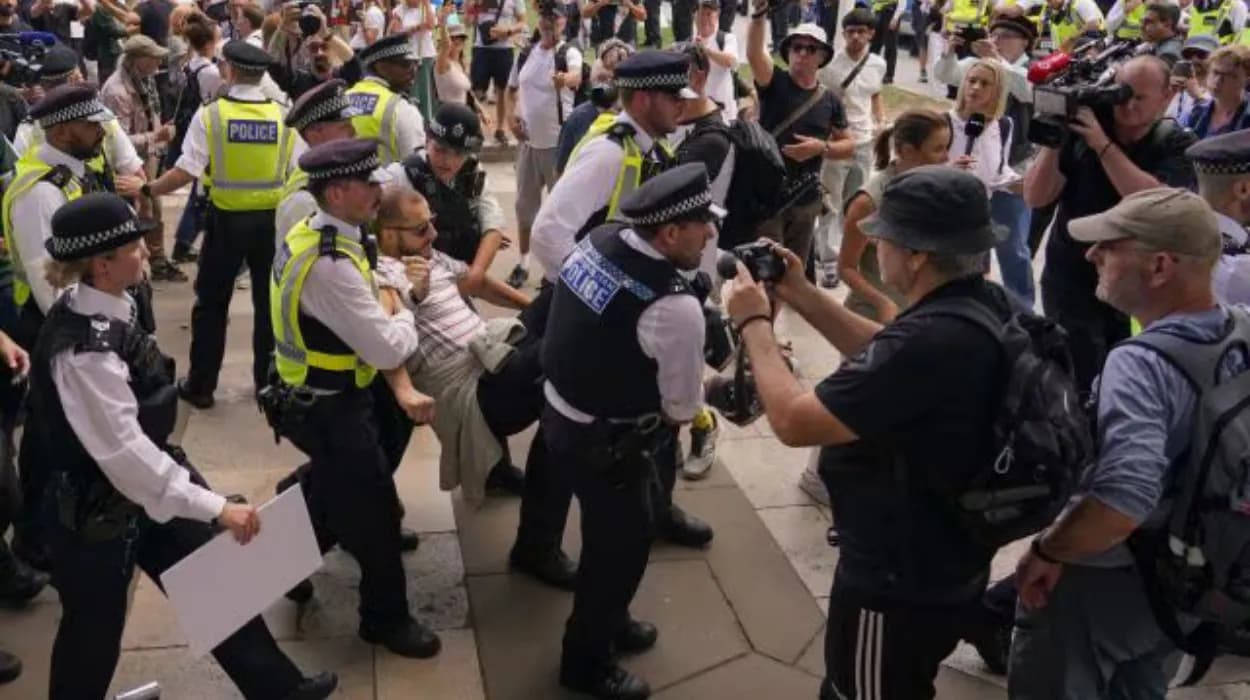UK police arrest 150 Pro-Palestinian protesters