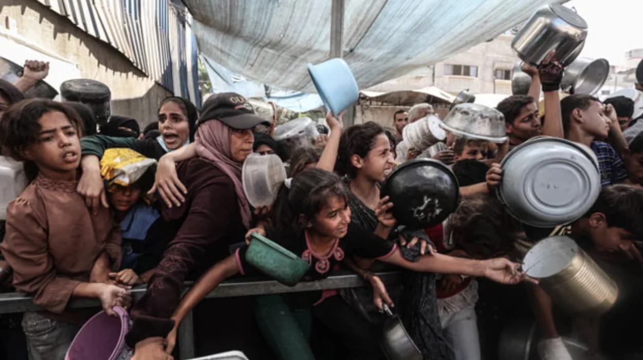 US Anti-Islamic biker gang deployed to Gaza food sites