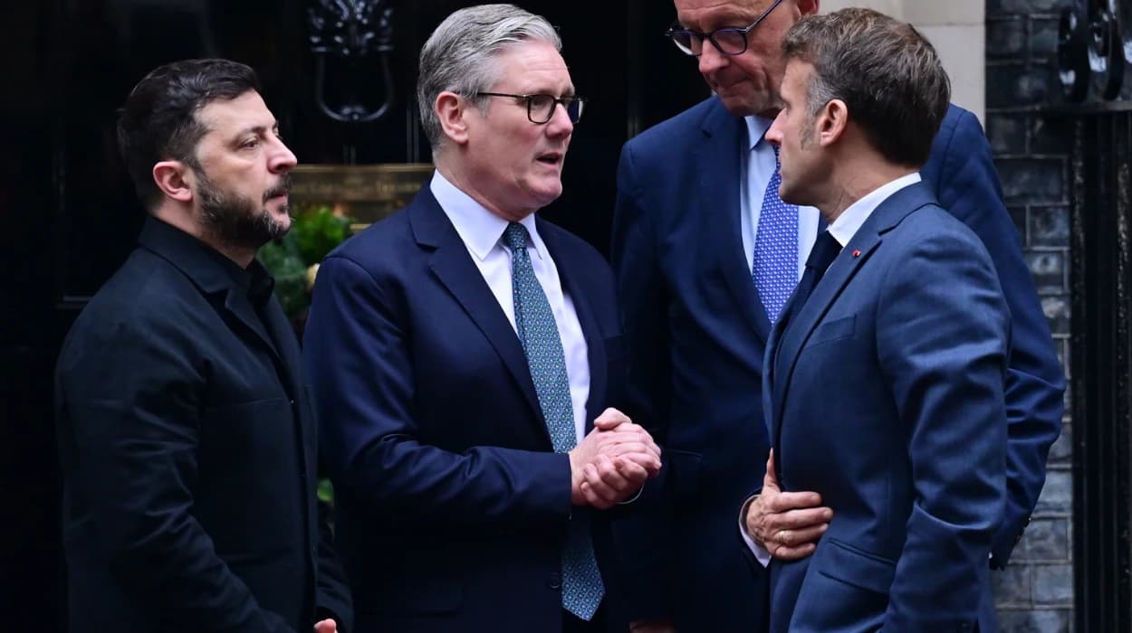Volodymyr Zelenskyy meets EU leaders amid US war pressure